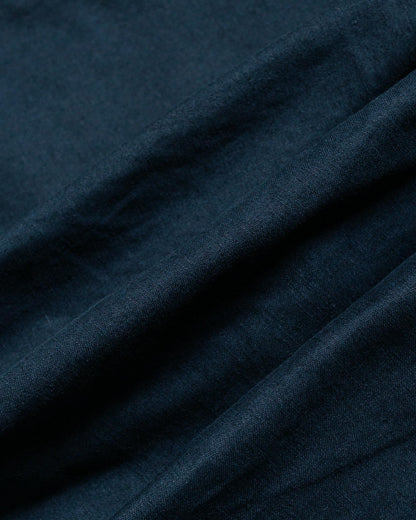 lost & found Sage de Cret Sage de Cret Cotton/Linen Back Satin Pegtop Military Pants Navy