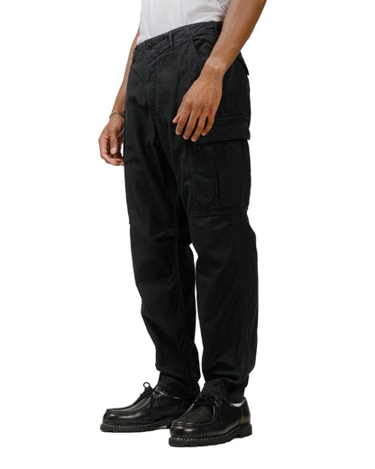 lost & found Sage de Cret Sage de Cret Lost & Found Cotton/Linen Back Satin Cargo Trouser Black