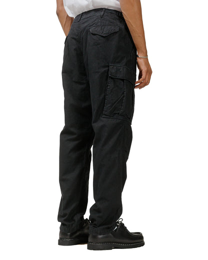 lost & found Sage de Cret Sage de Cret Lost & Found Cotton/Linen Back Satin Cargo Trouser Black