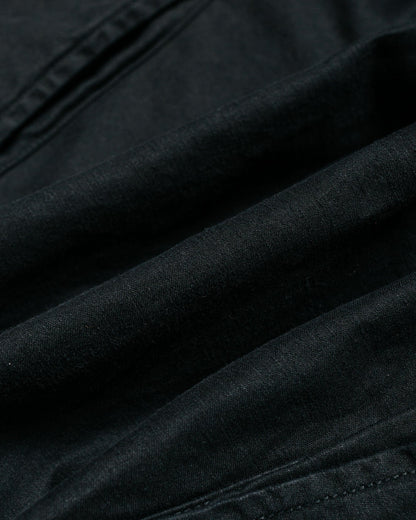 lost & found Sage de Cret Sage de Cret Lost & Found Cotton/Linen Back Satin Cargo Trouser Black