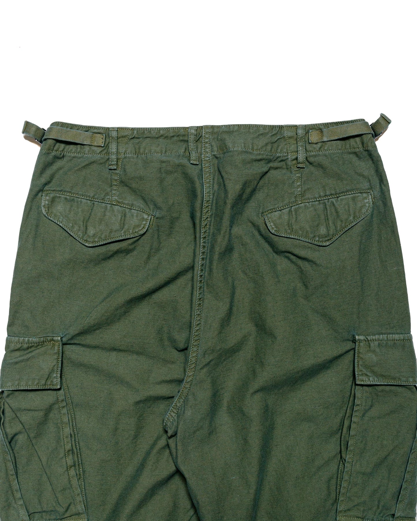 lost & found Sage de Cret Sage de Cret Lost & Found Cotton/Linen Back Satin Cargo Trouser Olive