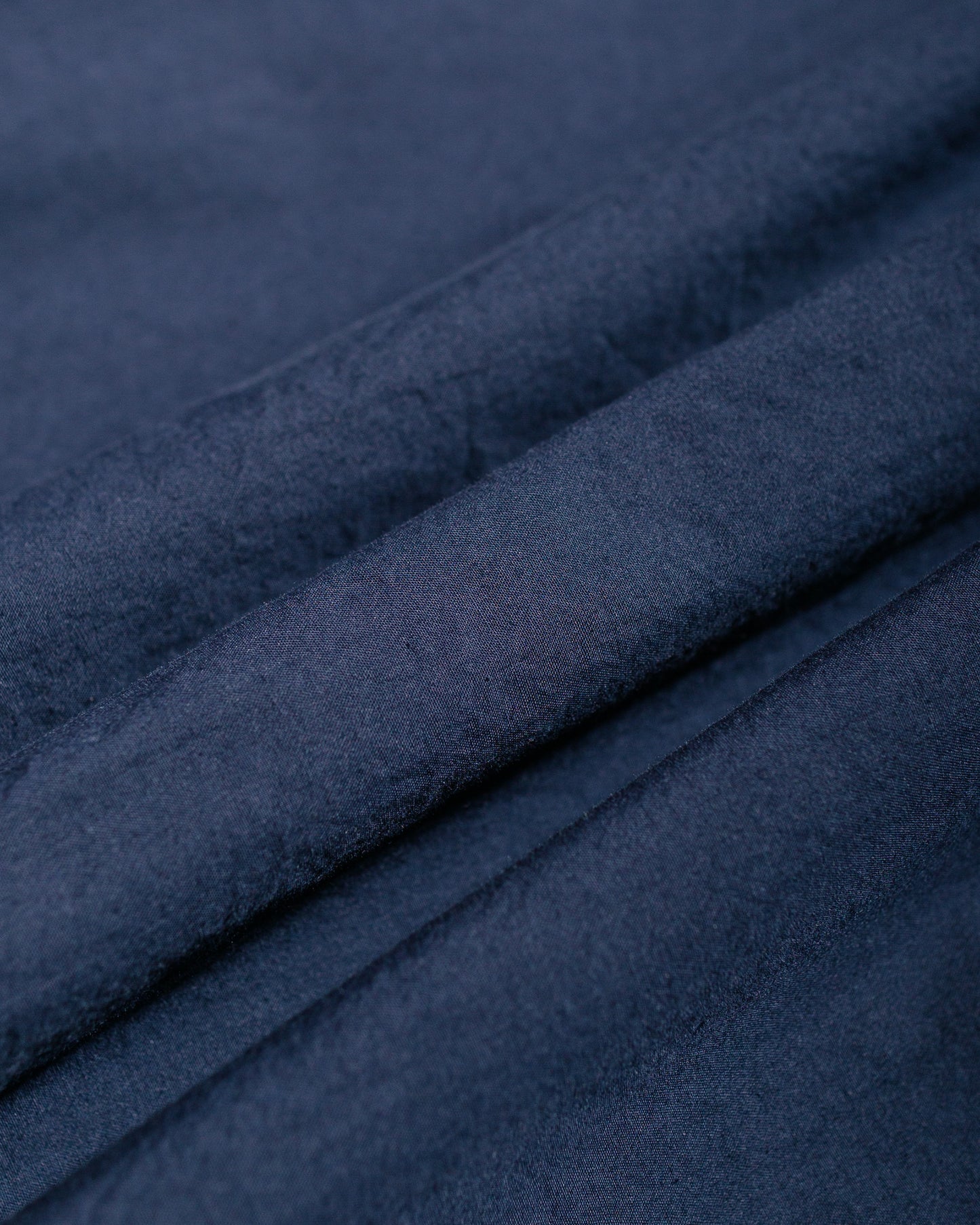 lost & found Sage de Cret Sage de Cret Organic Cotton Broadcloth Short Sleeve Regular Collar Shirt Navy