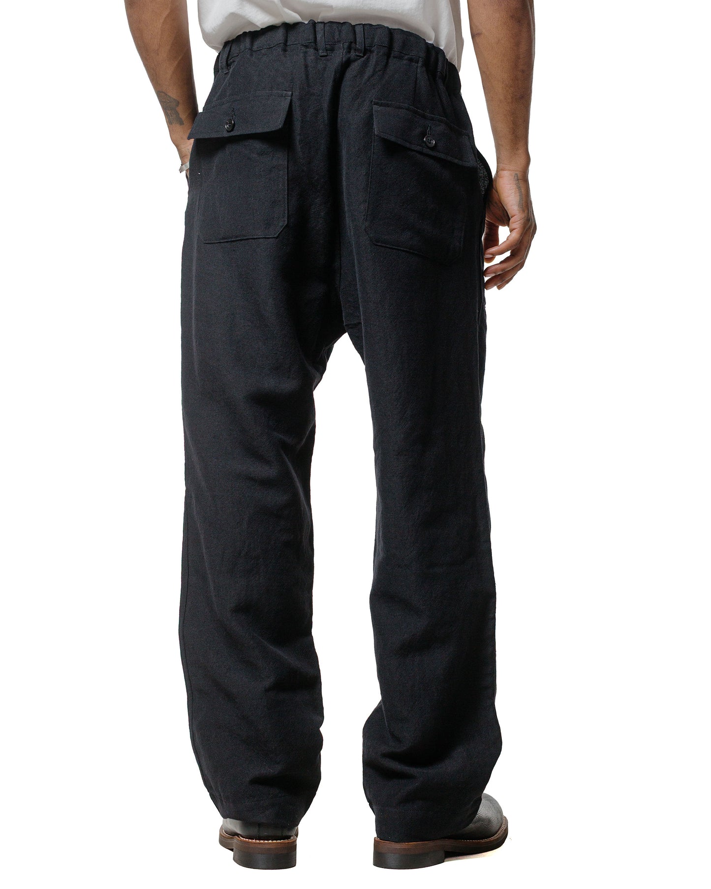 lost & found Sage de Cret Sage de Cret Serge Wide Baker Pants Black