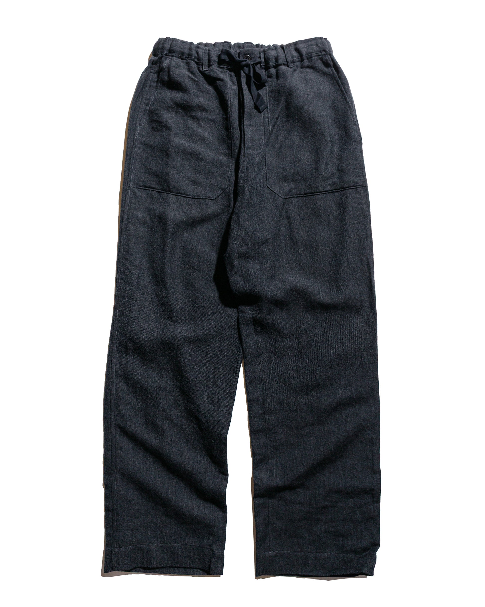 lost & found Sage de Cret Sage de Cret Serge Wide Baker Pants Charcoal