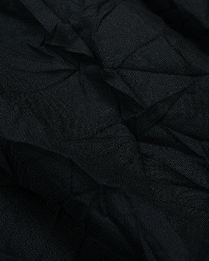 lost & found Sage de Cret Sage de Cret WO/LI Crinkle Full Zip Jacket Black