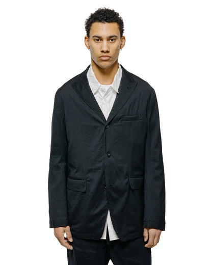 lost & found Sage de Cret Sage de Cret WO/SI Tumble Washed Peaked Lapel Jacket Black