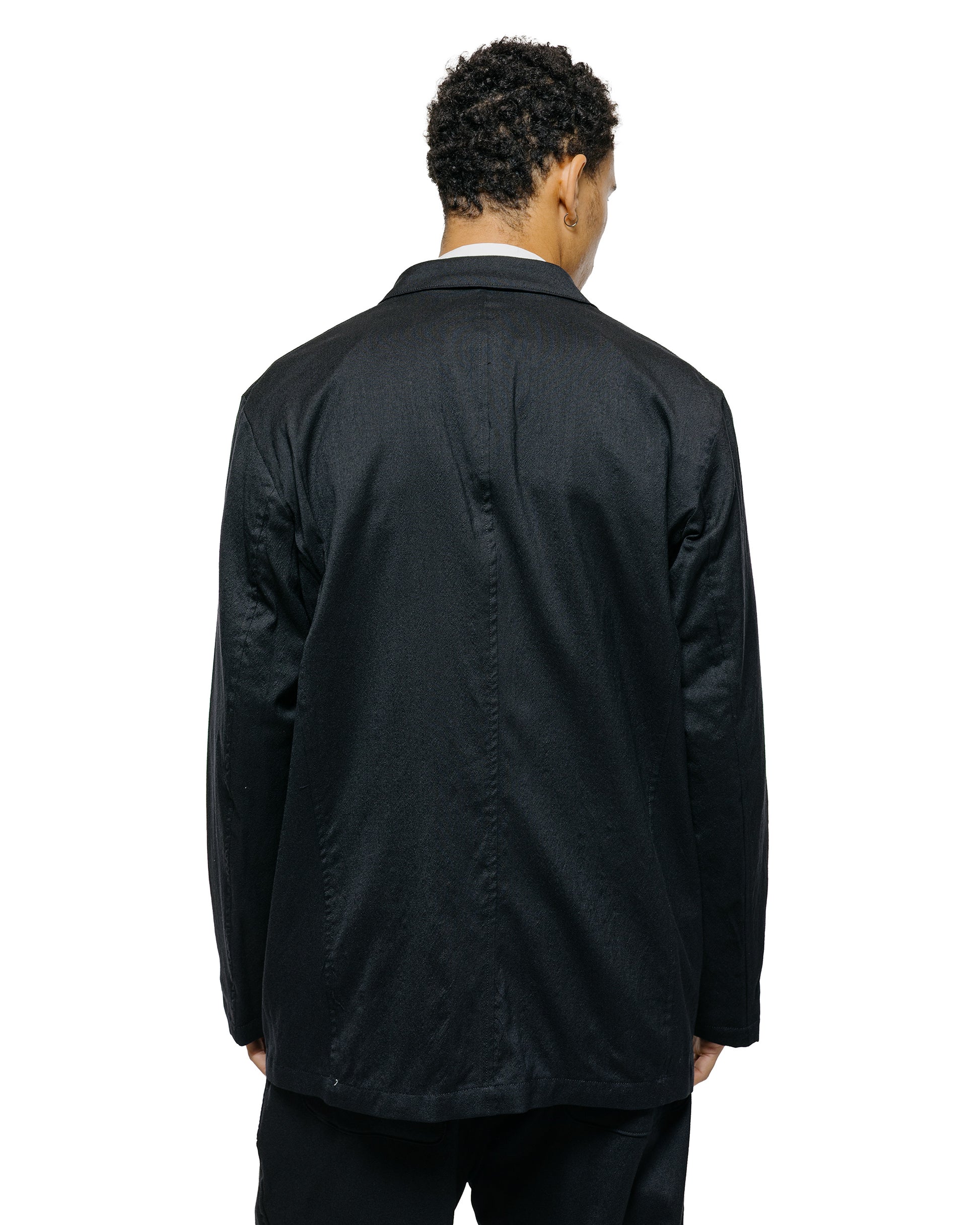 lost & found Sage de Cret Sage de Cret WO/SI Tumble Washed Peaked Lapel Jacket Black
