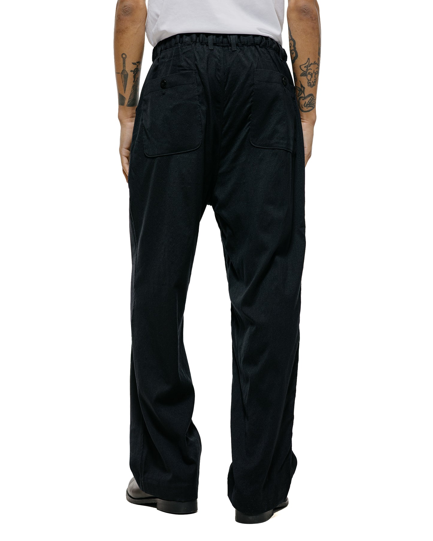 lost & found Sage de Cret Sage de Cret WO/SI Tumble Washed Wide Easy Pants Black