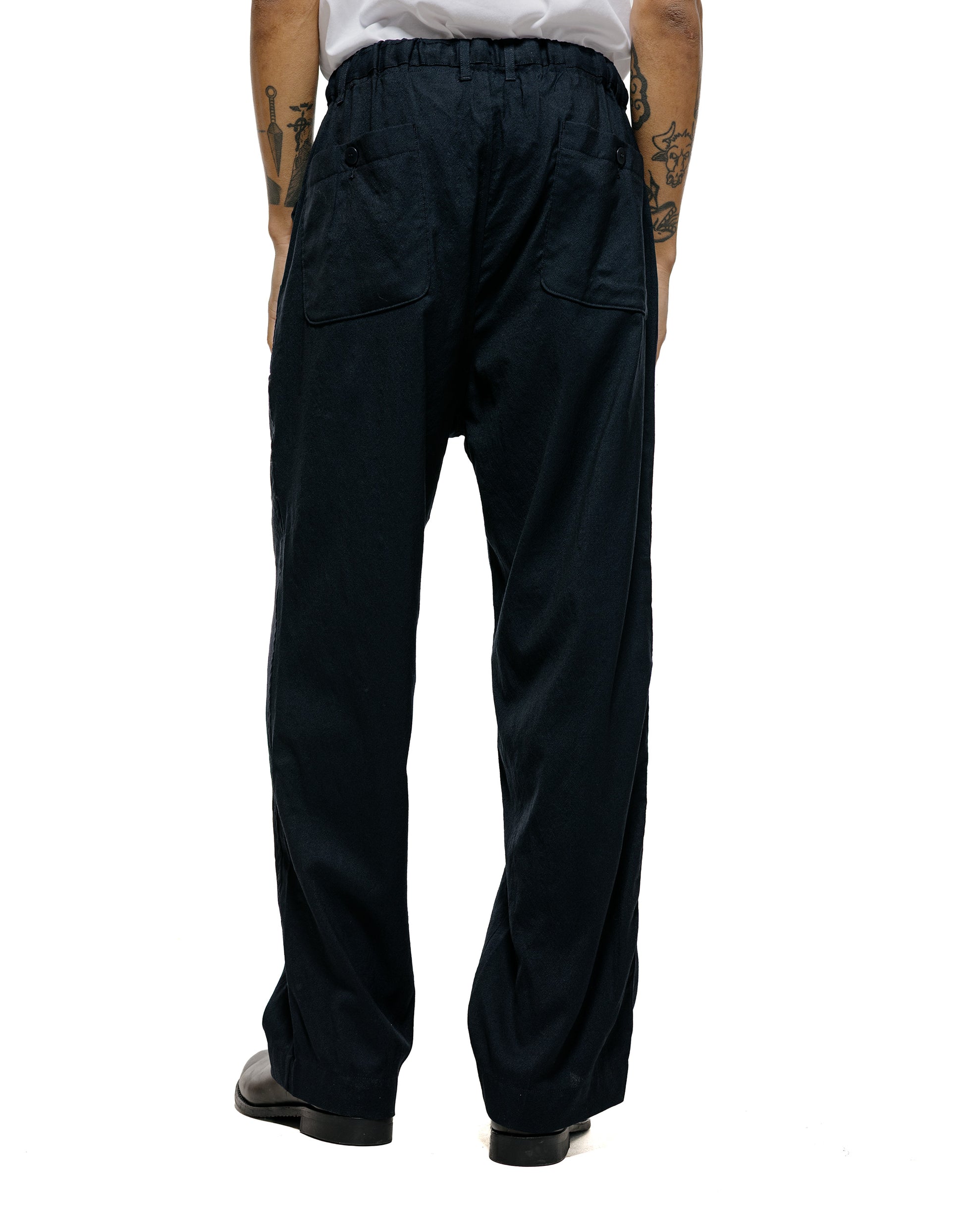 lost & found Sage de Cret Sage de Cret WO/SI Tumble Washed Wide Easy Pants Navy