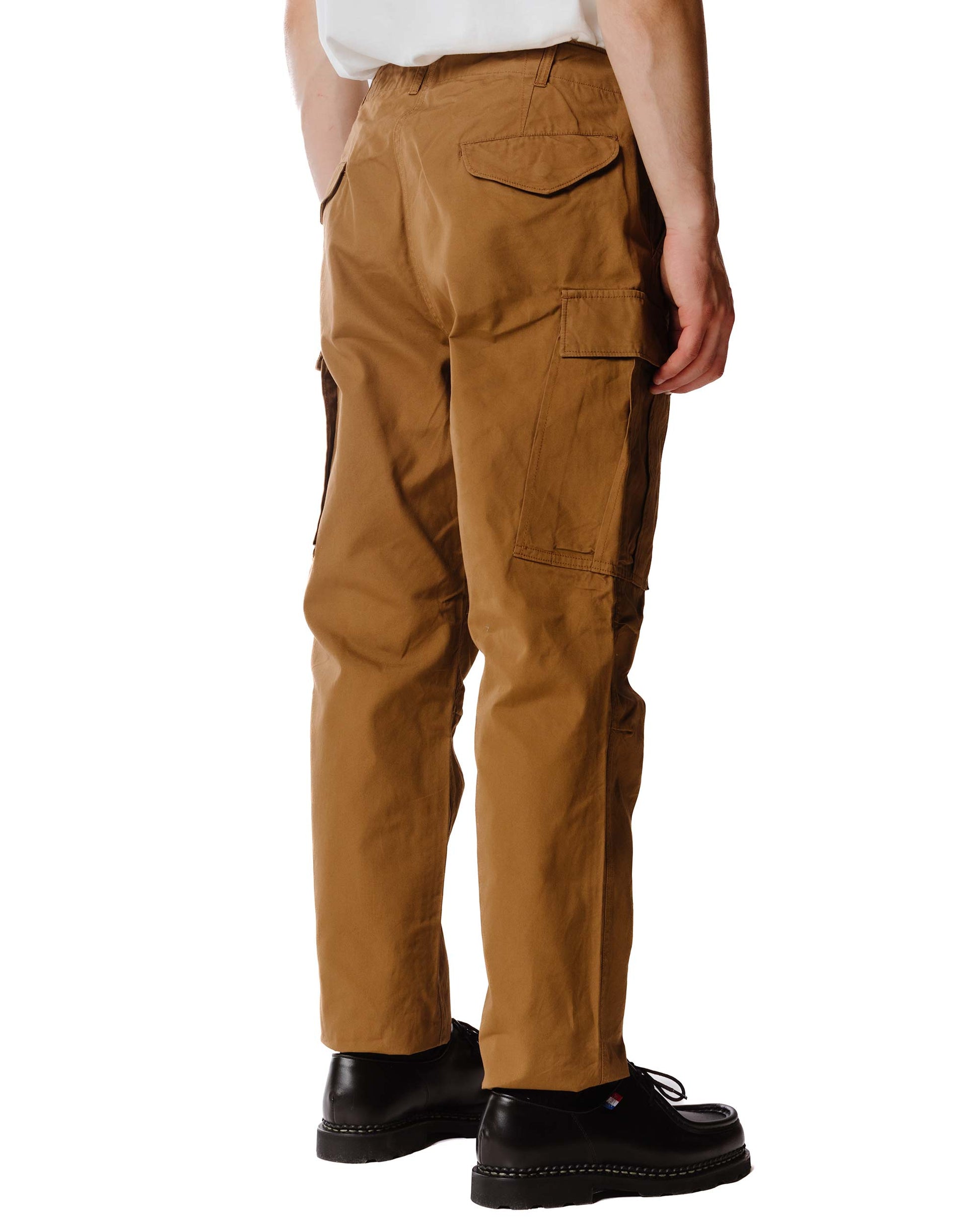 lost & found Sage de Cret Sage de Cret x Lost & Found Coated Cotton/Linen Cargo Trouser Beige