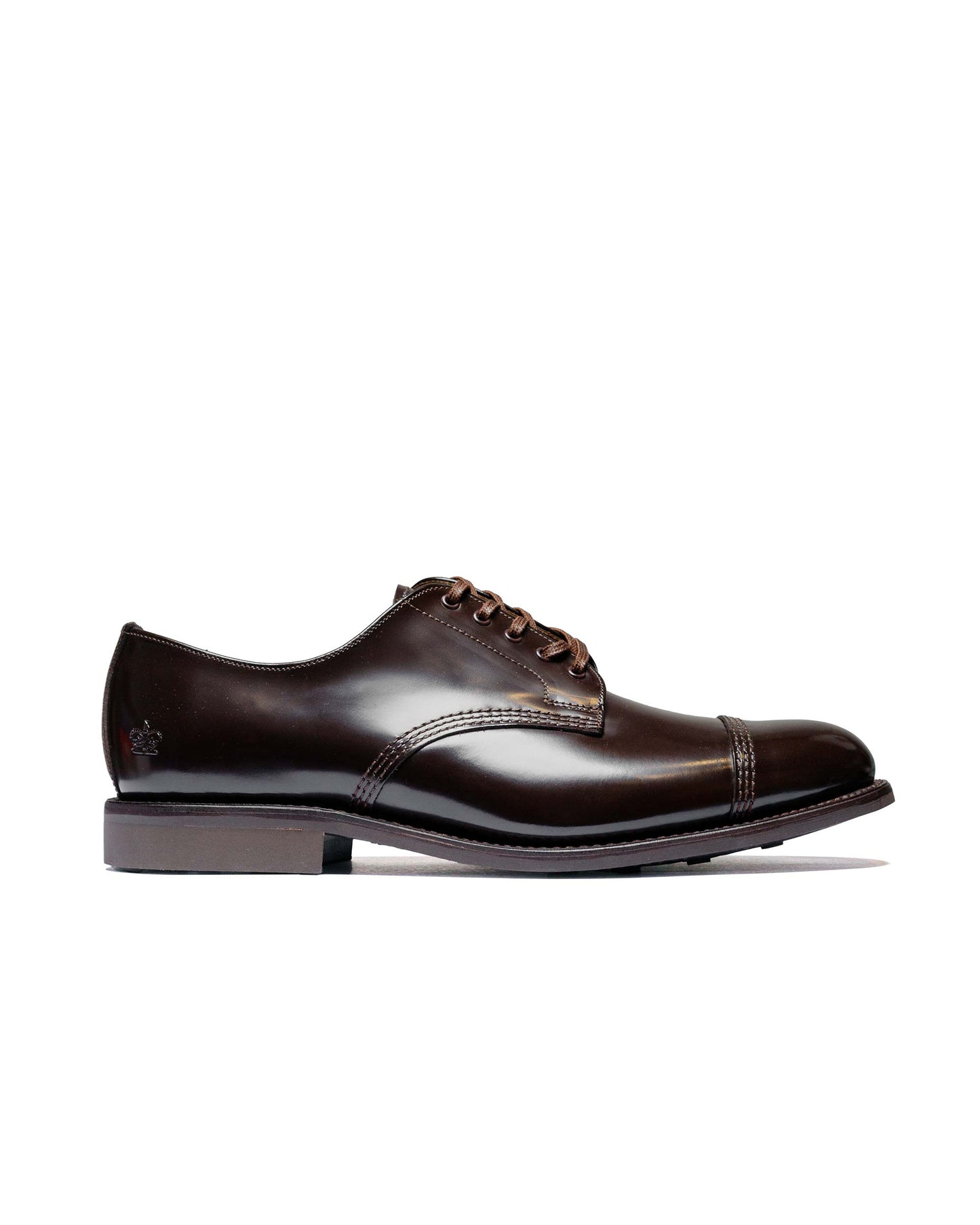 lost & found Sanders Sanders 1128TD Military Derby Shoe Ebony Brown