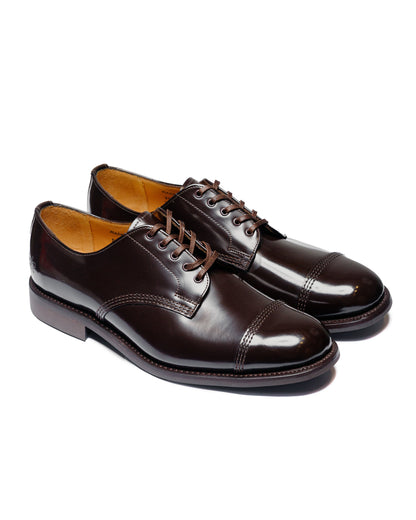 lost & found Sanders Sanders 1128TD Military Derby Shoe Ebony Brown