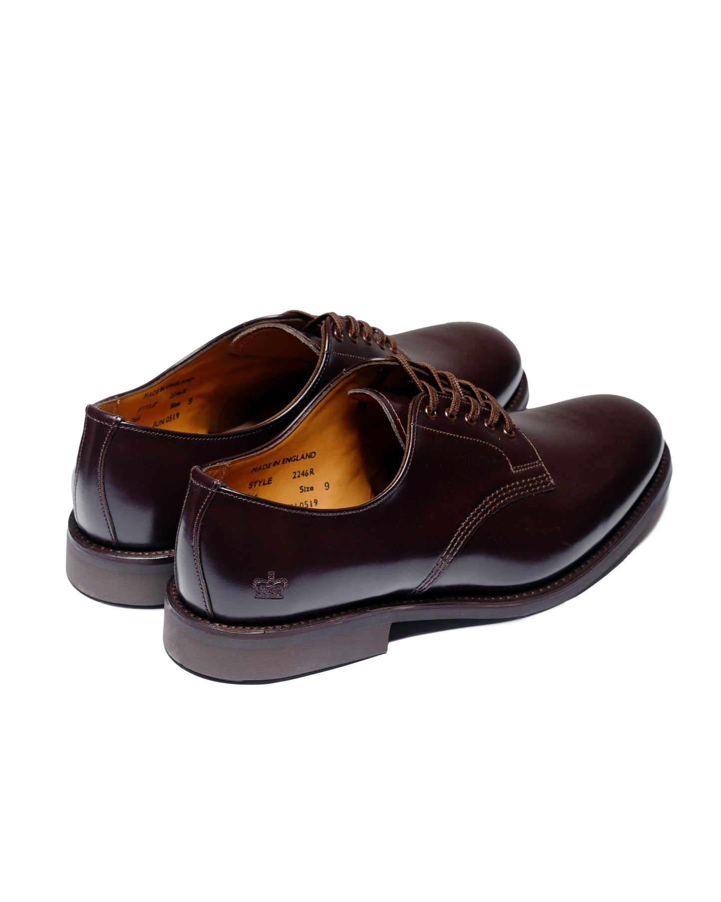 lost & found Sanders Sanders 2246R Military Officer Shoe Burgundy