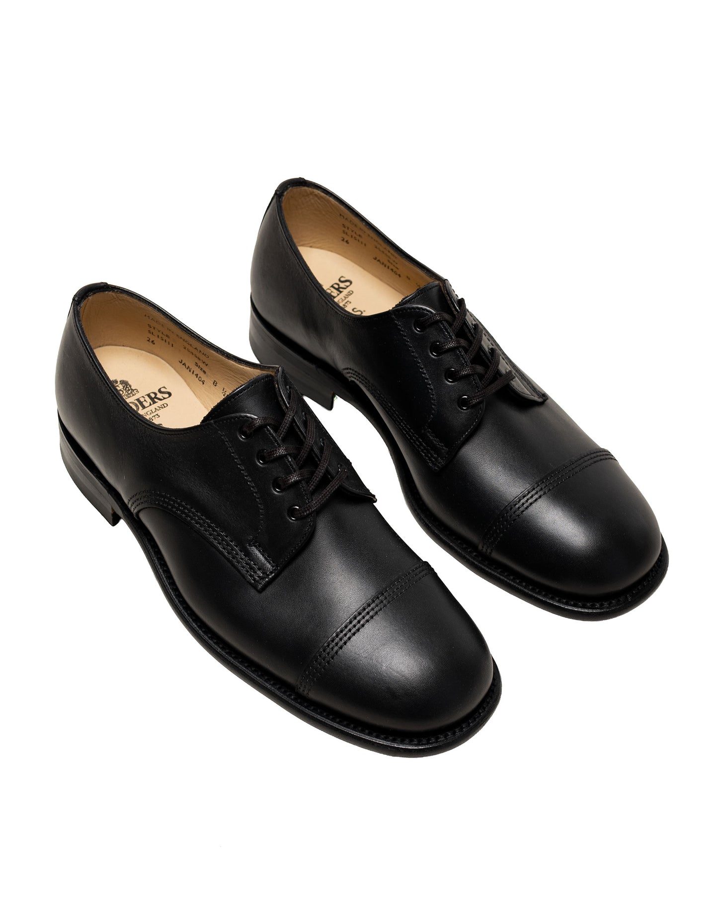 lost & found Sanders Sanders 2545BW B.G.S. Derby Shoe Black