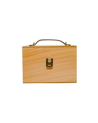 lost & found Saphir Saphir Groom Box Beech Wood Vegetal Leather