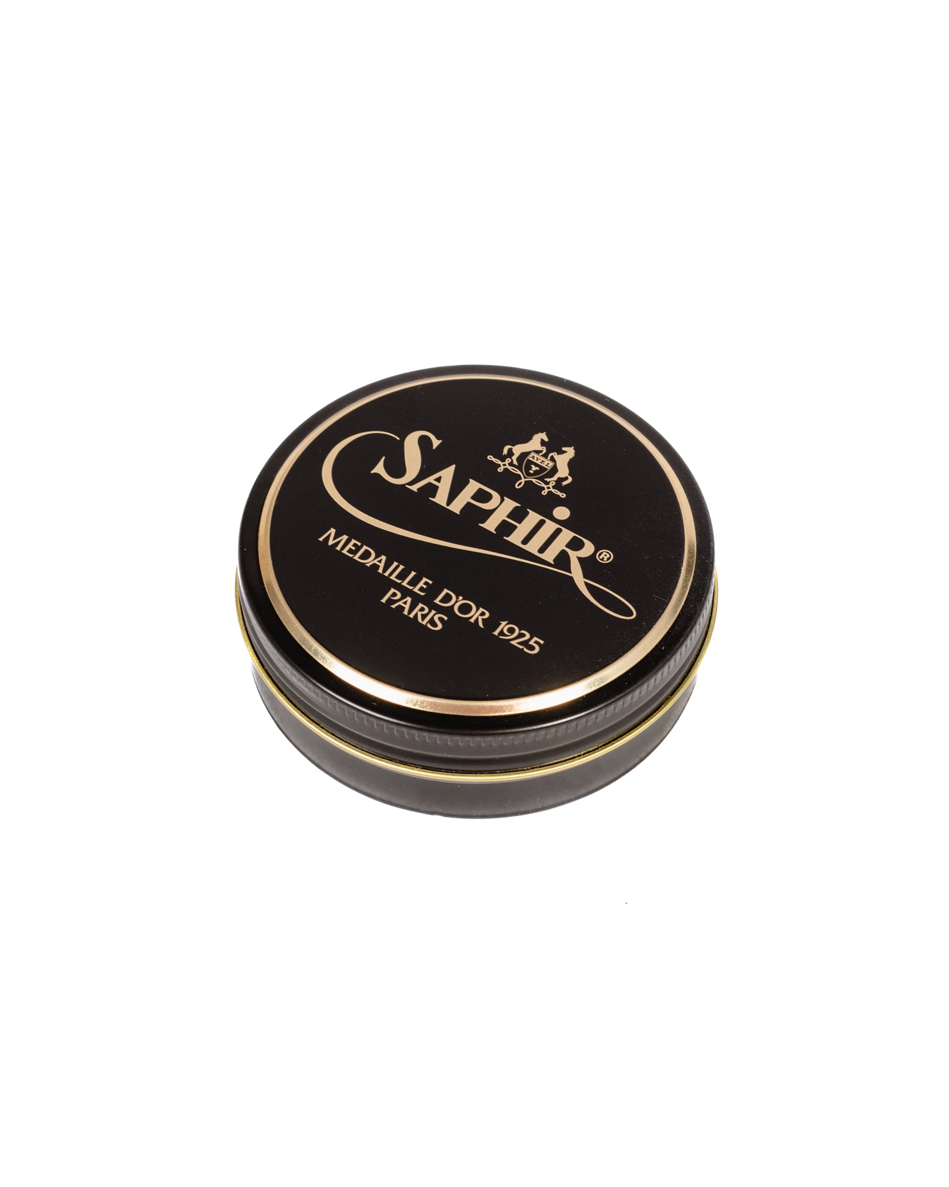 lost & found Saphir Saphir Pate de Luxe Polish #01 Black