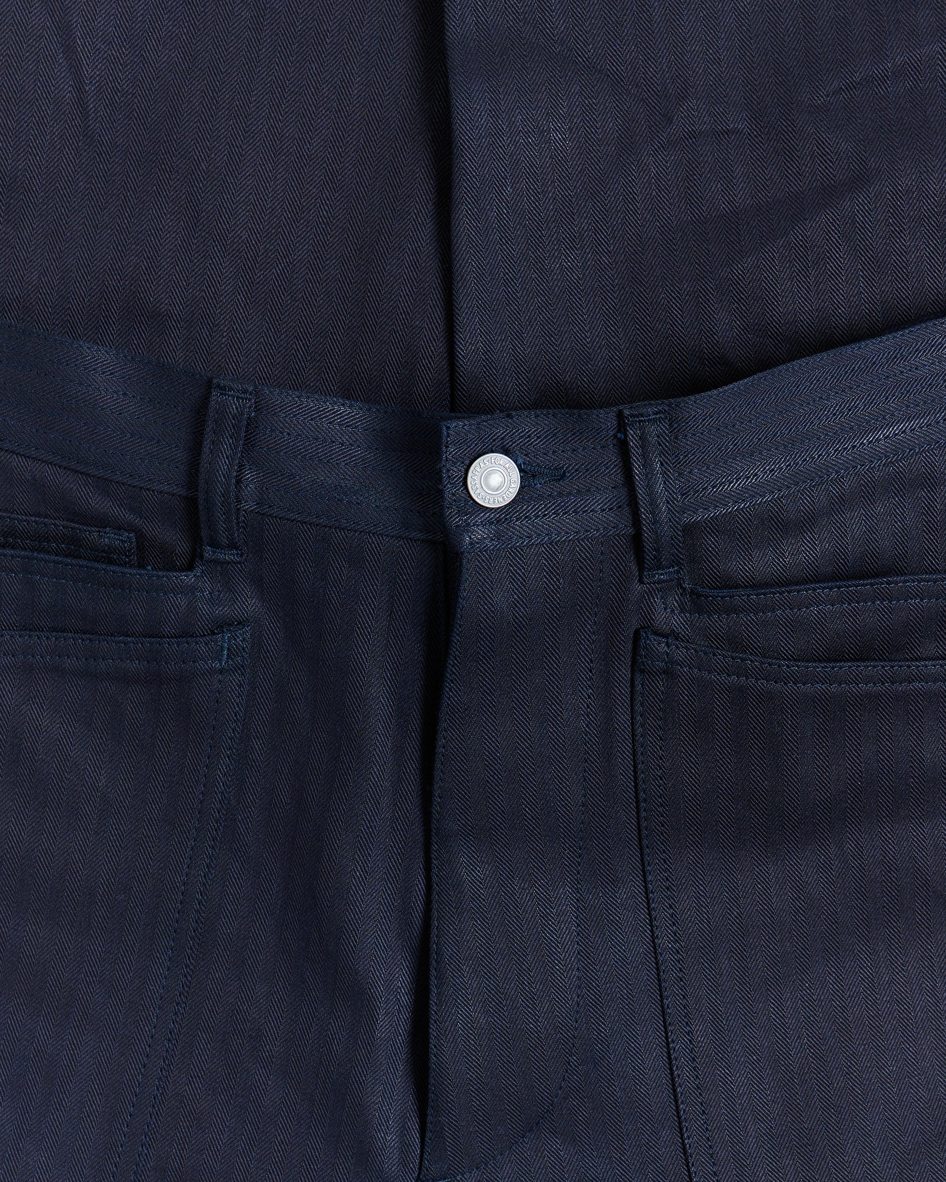 lost & found Sassafras Sassafras D Scoop Pants Herringbone Indigo/Black