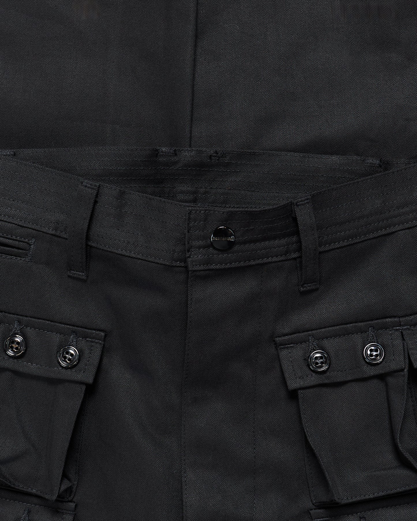 lost & found Sassafras Sassafras G.D.U. Pants Herringbone Twill Black