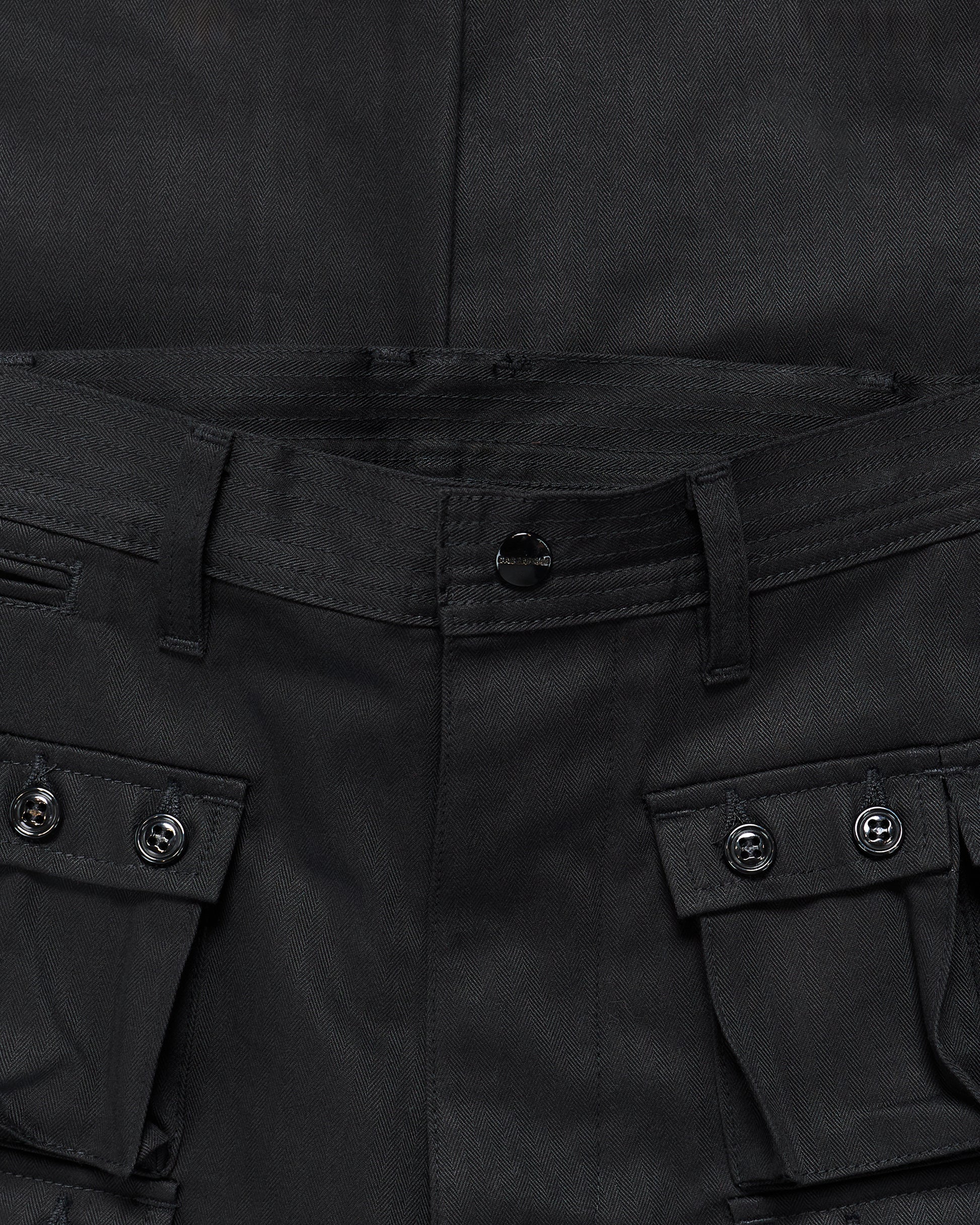 lost & found Sassafras Sassafras G.D.U. Pants Herringbone Twill Black