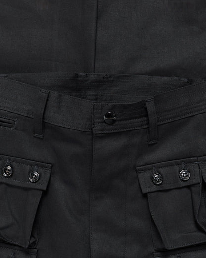 lost & found Sassafras Sassafras G.D.U. Pants Herringbone Twill Black