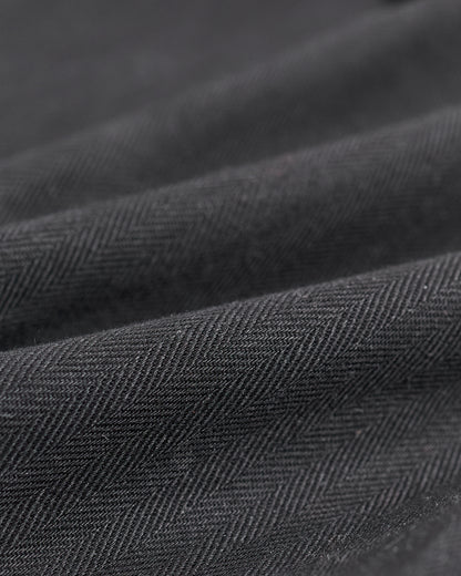 lost & found Sassafras Sassafras G.D.U. Pants Herringbone Twill Black