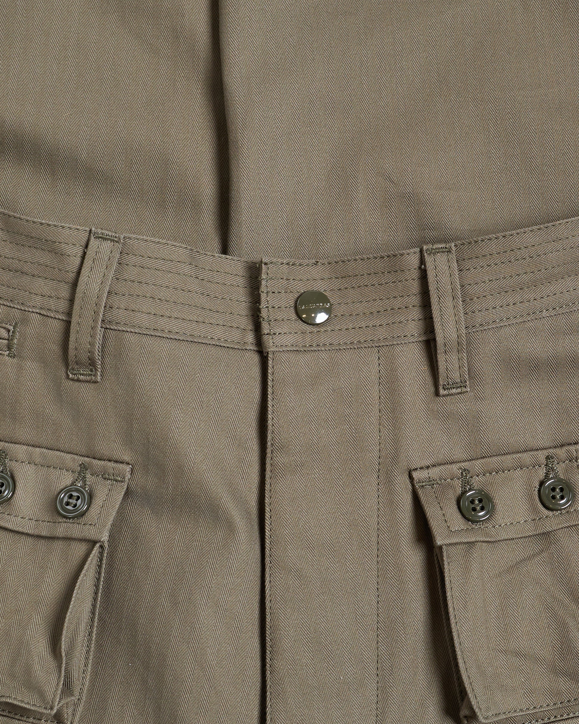 lost & found Sassafras Sassafras G.D.U. Pants Herringbone Twill Olive