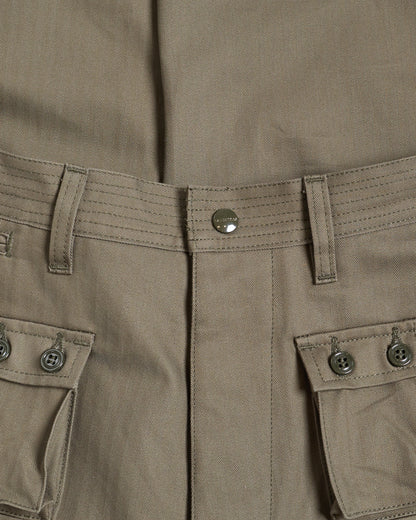 lost & found Sassafras Sassafras G.D.U. Pants Herringbone Twill Olive