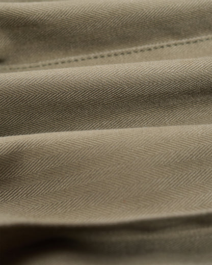 lost & found Sassafras Sassafras G.D.U. Pants Herringbone Twill Olive
