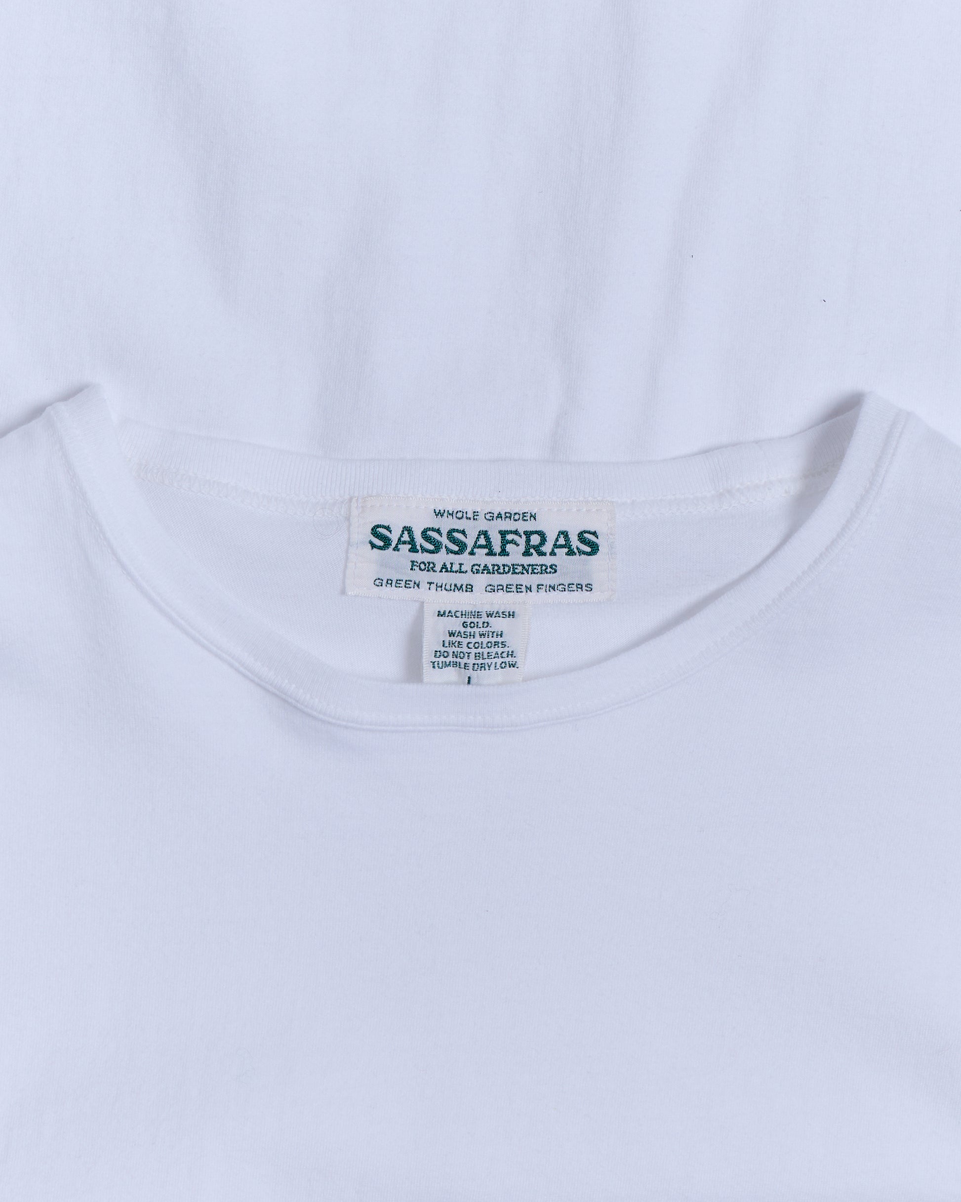 lost & found Sassafras Sassafras Stay Green Thumb T 1/2 White