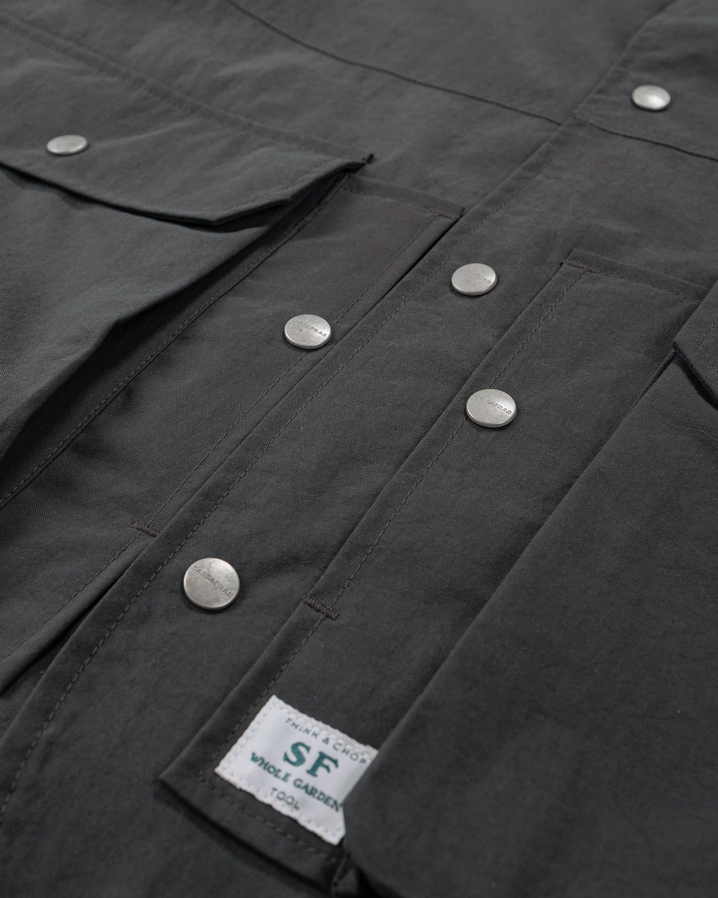 lost & found Sassafras Sassafras Cultivator Coat Nylon Charcoal
