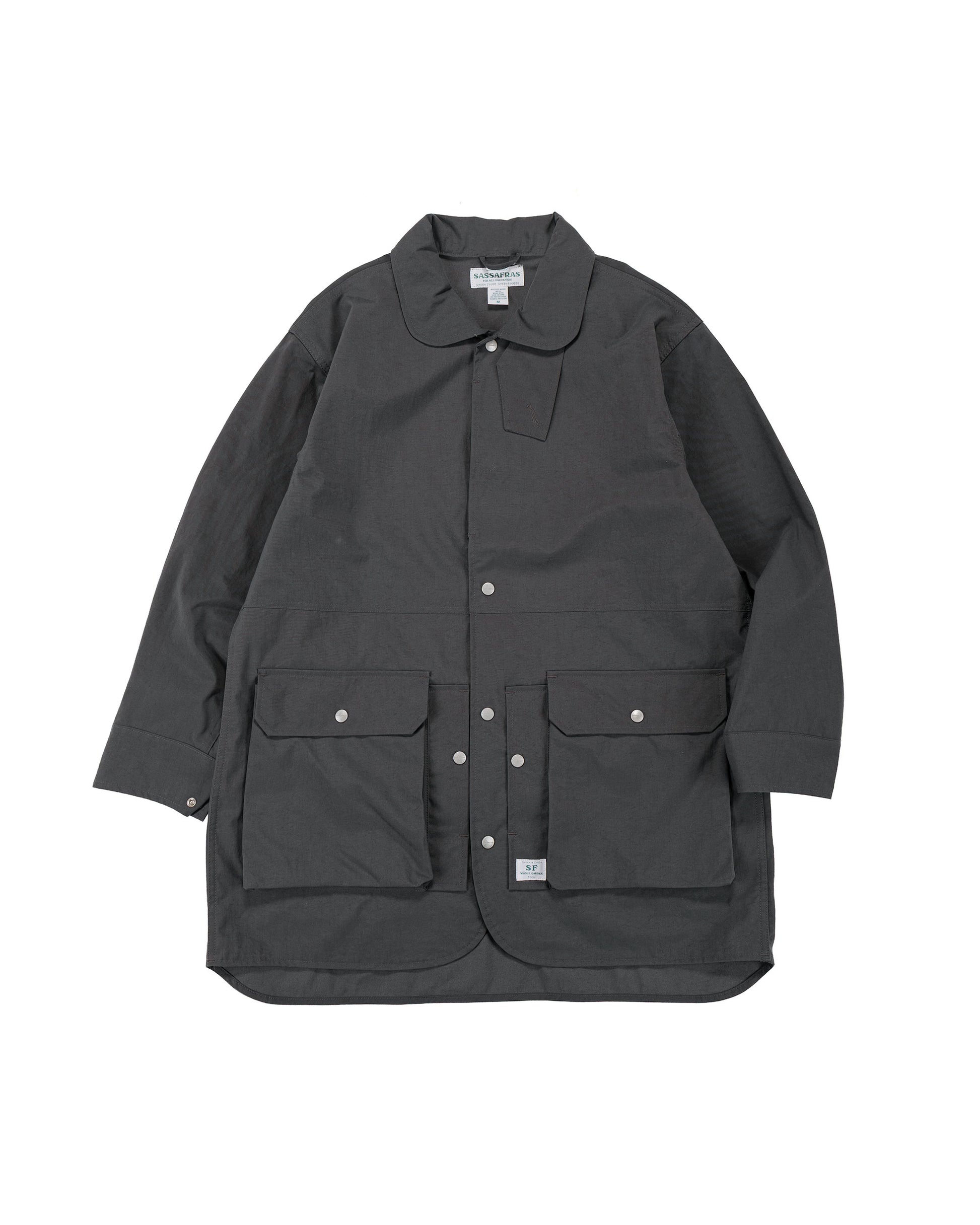 lost & found Sassafras Sassafras Cultivator Coat Nylon Charcoal