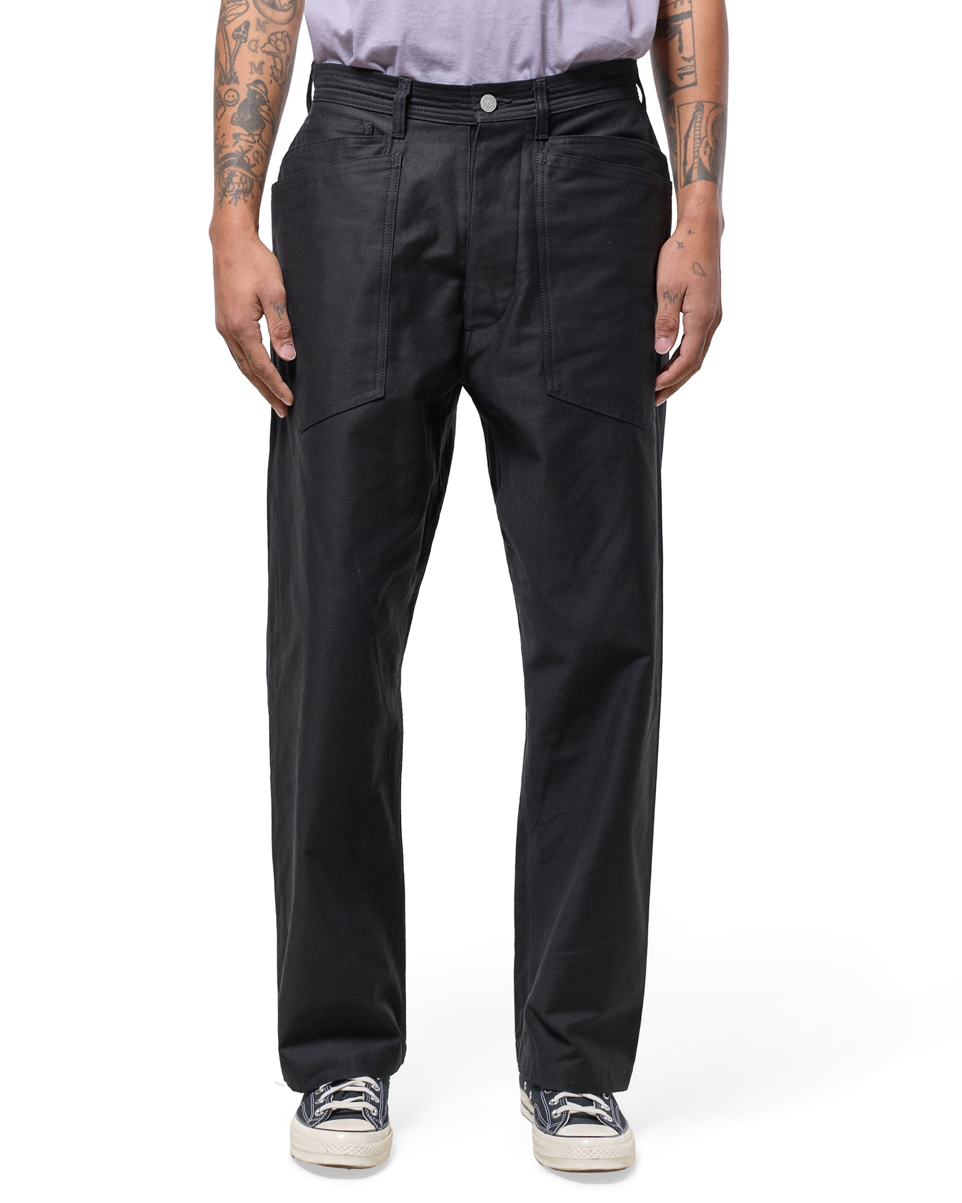 lost & found Sassafras Sassafras D Scoop Pants Back Satin Black