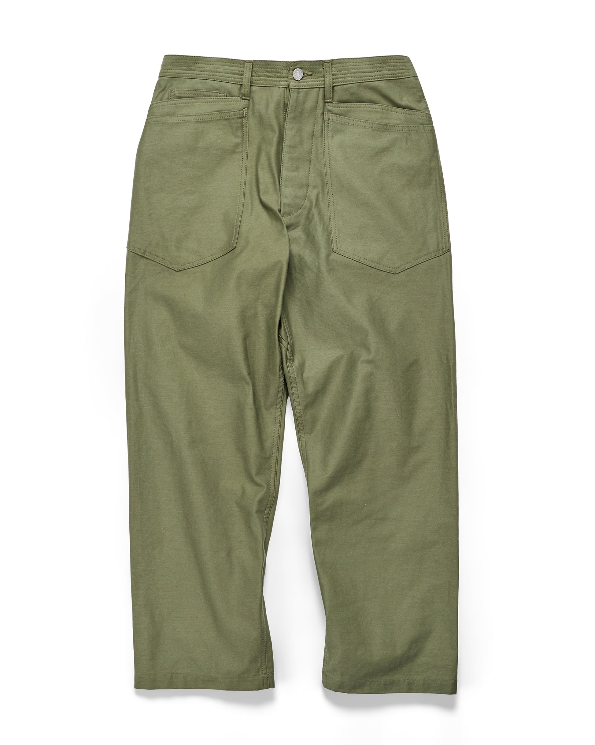 lost & found Sassafras Sassafras D Scoop Pants Back Satin Olive