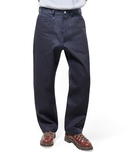 lost & found Sassafras Sassafras D Scoop Pants Herringbone Indigo/Black