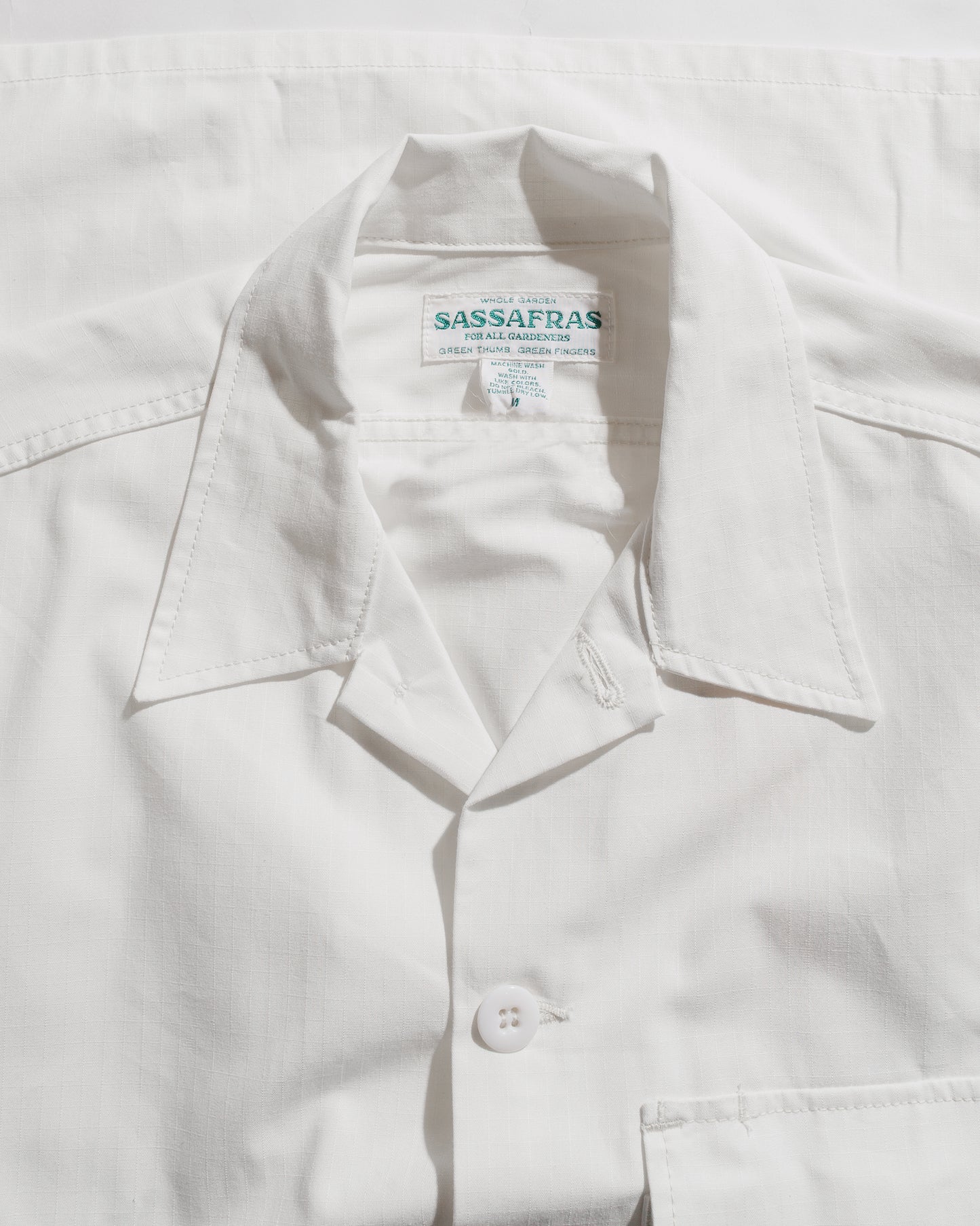 lost & found Sassafras Sassafras Digs Crew Half Army Ripstop Off White