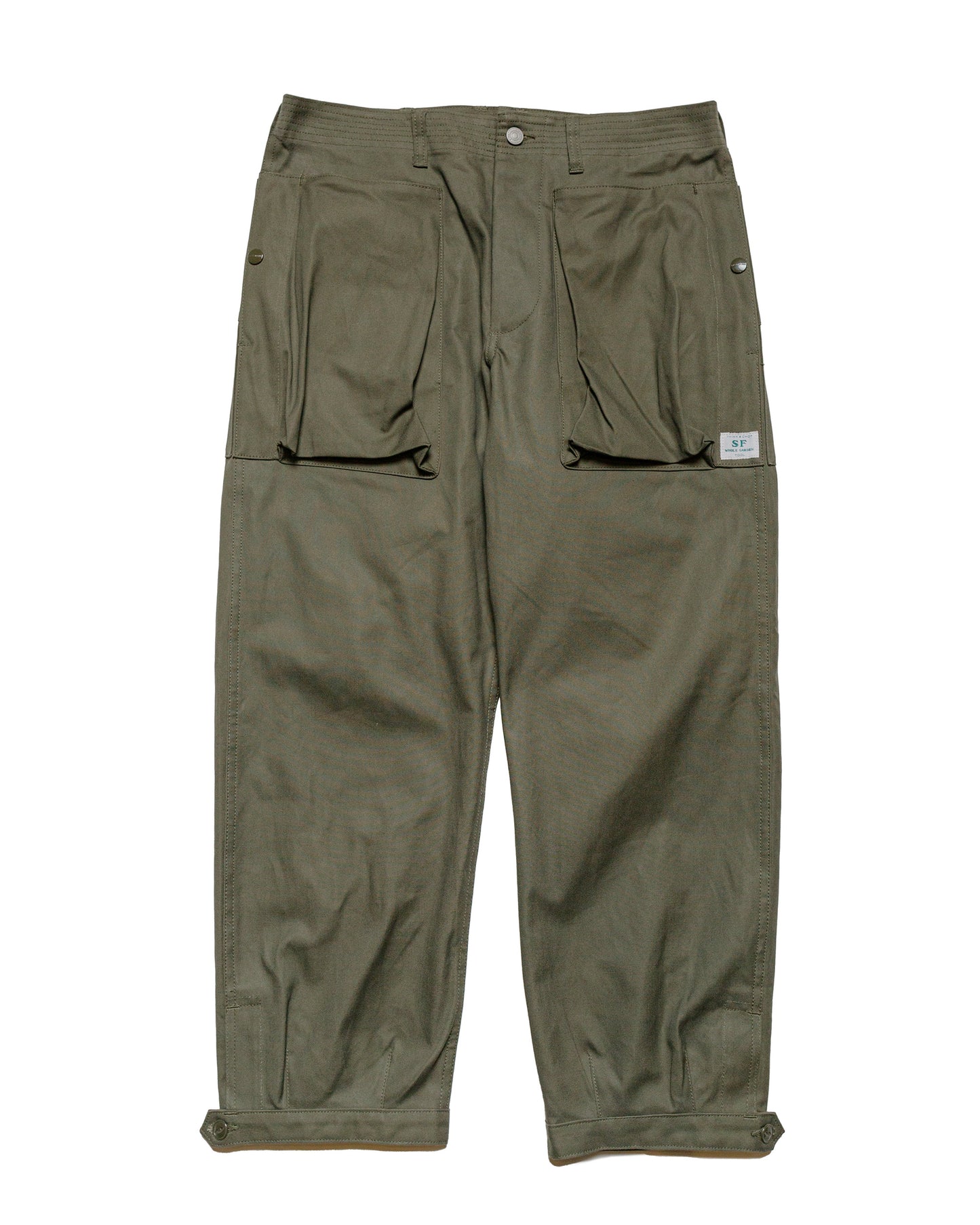 lost & found Sassafras Sassafras Digs Crew Pants 4/5 Duck Canvas Olive