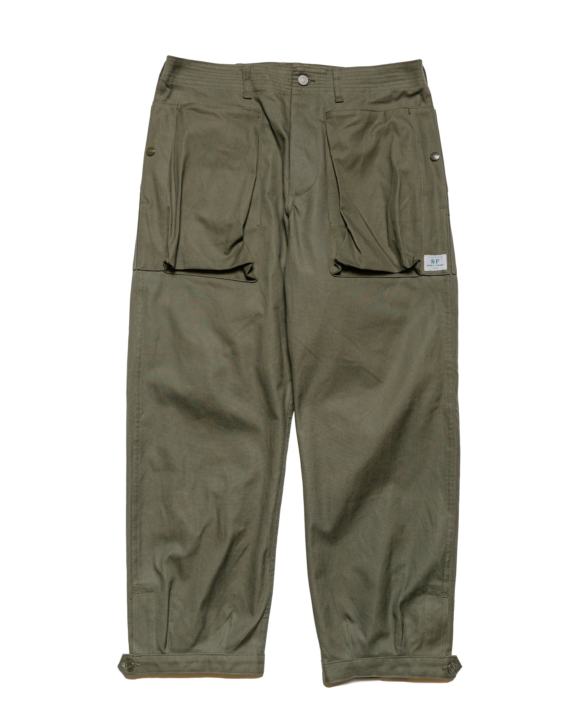 lost & found Sassafras Sassafras Digs Crew Pants 4/5 Duck Canvas Olive