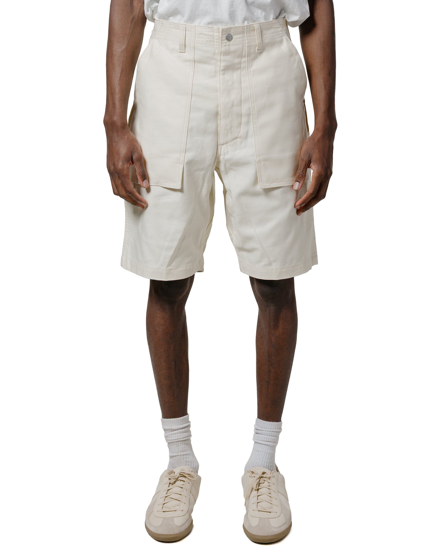 lost & found Sassafras Sassafras F.S Cultivator Pants 1/2 Back Satin Natural