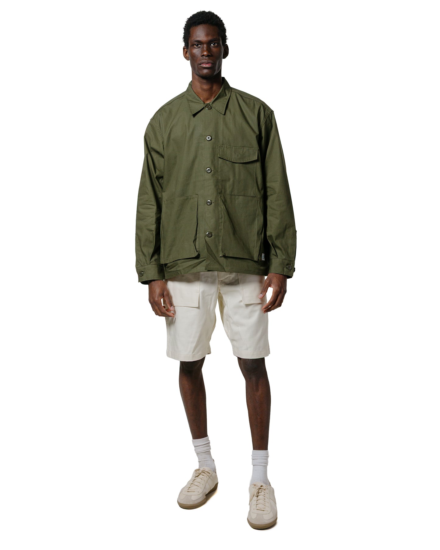 lost & found Sassafras Sassafras F.S Cultivator Pants 1/2 Back Satin Natural