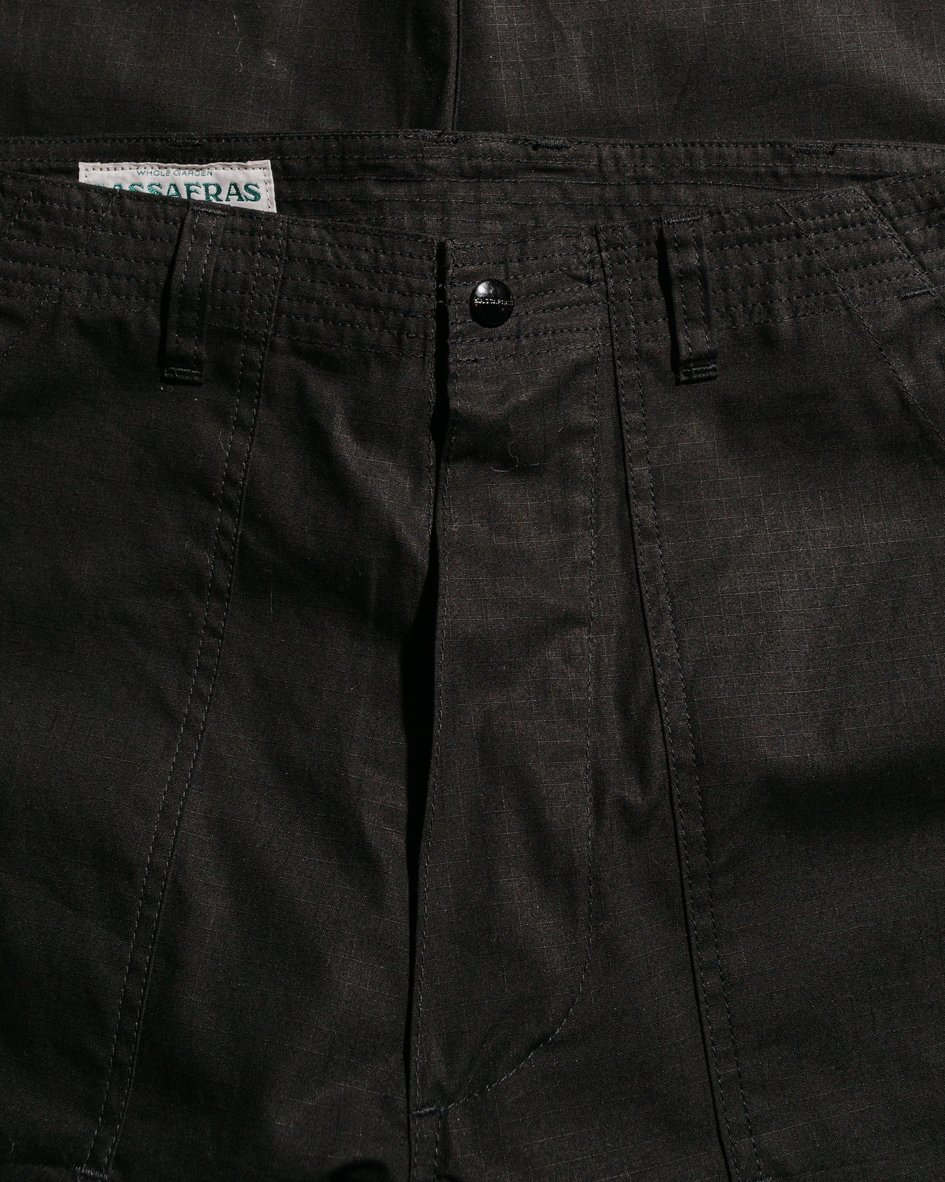 lost & found Sassafras Sassafras F.S Cultivator Pants Army Ripstop Black