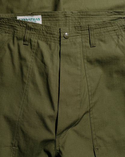 lost & found Sassafras Sassafras F.S Cultivator Pants Army Ripstop Olive