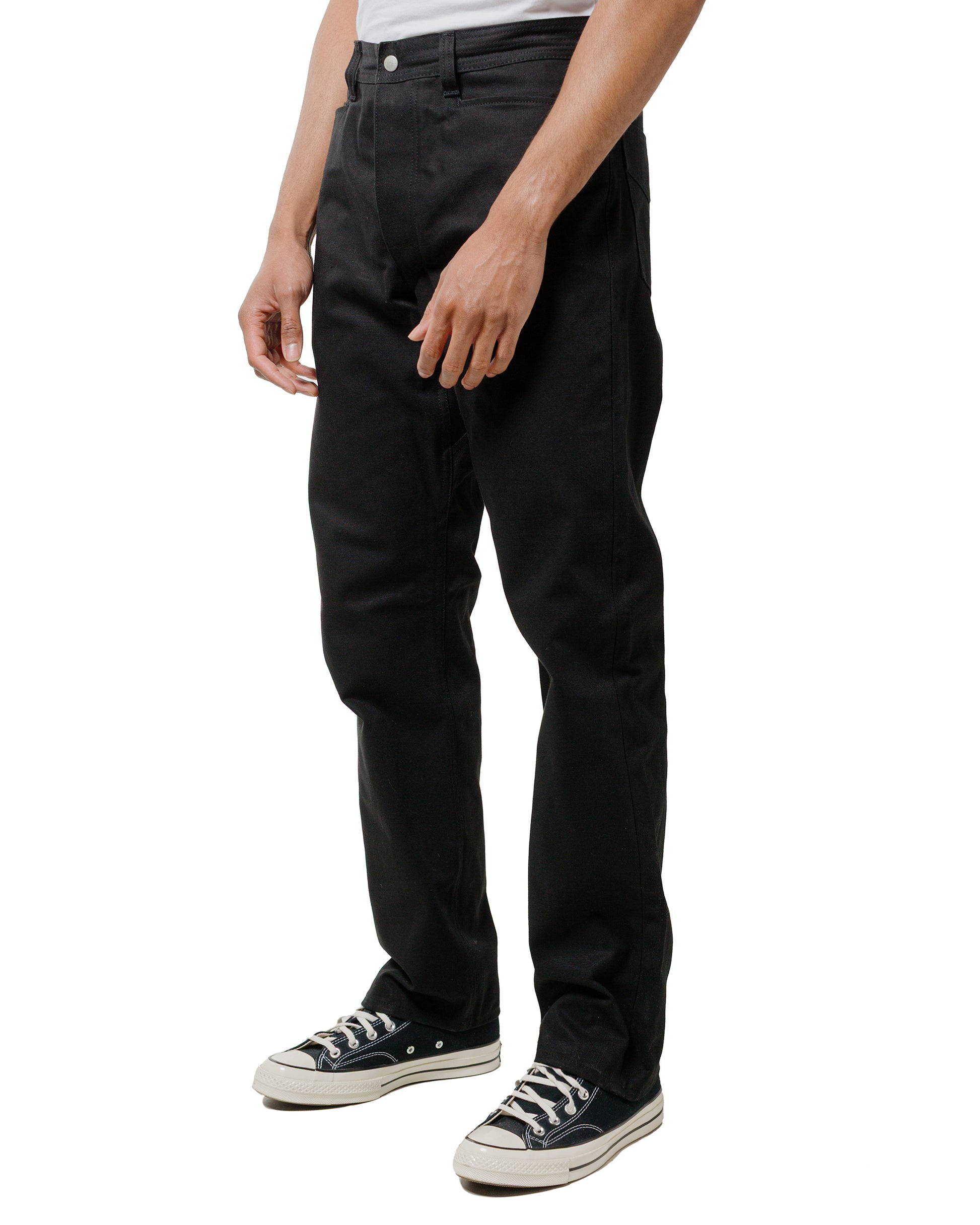 lost & found Sassafras Sassafras Weeds Digger Pants Selvedge Duck Black