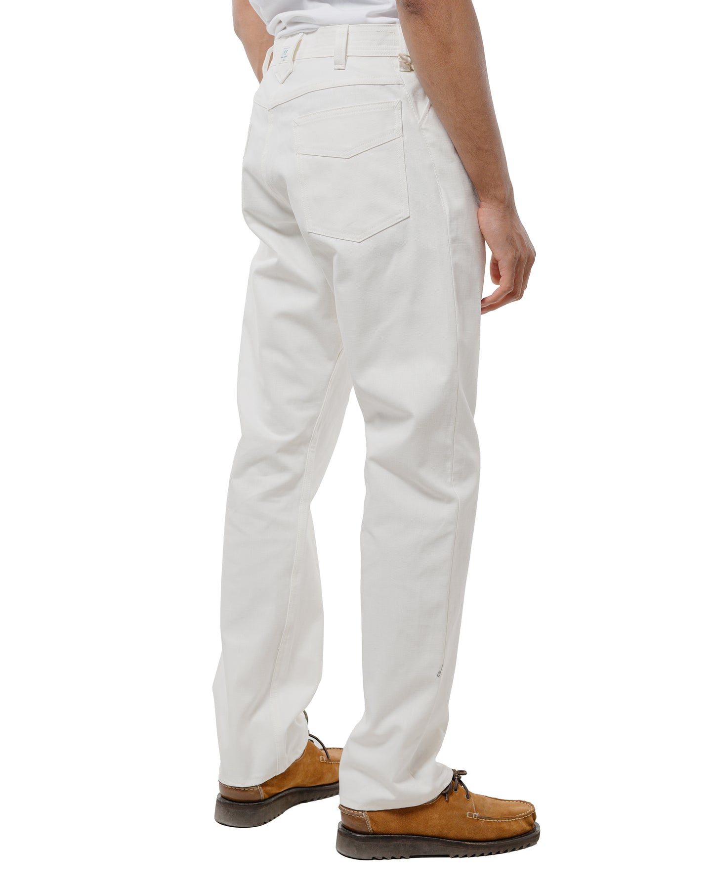 lost & found Sassafras Sassafras Weeds Digger Pants Selvedge Duck Off White