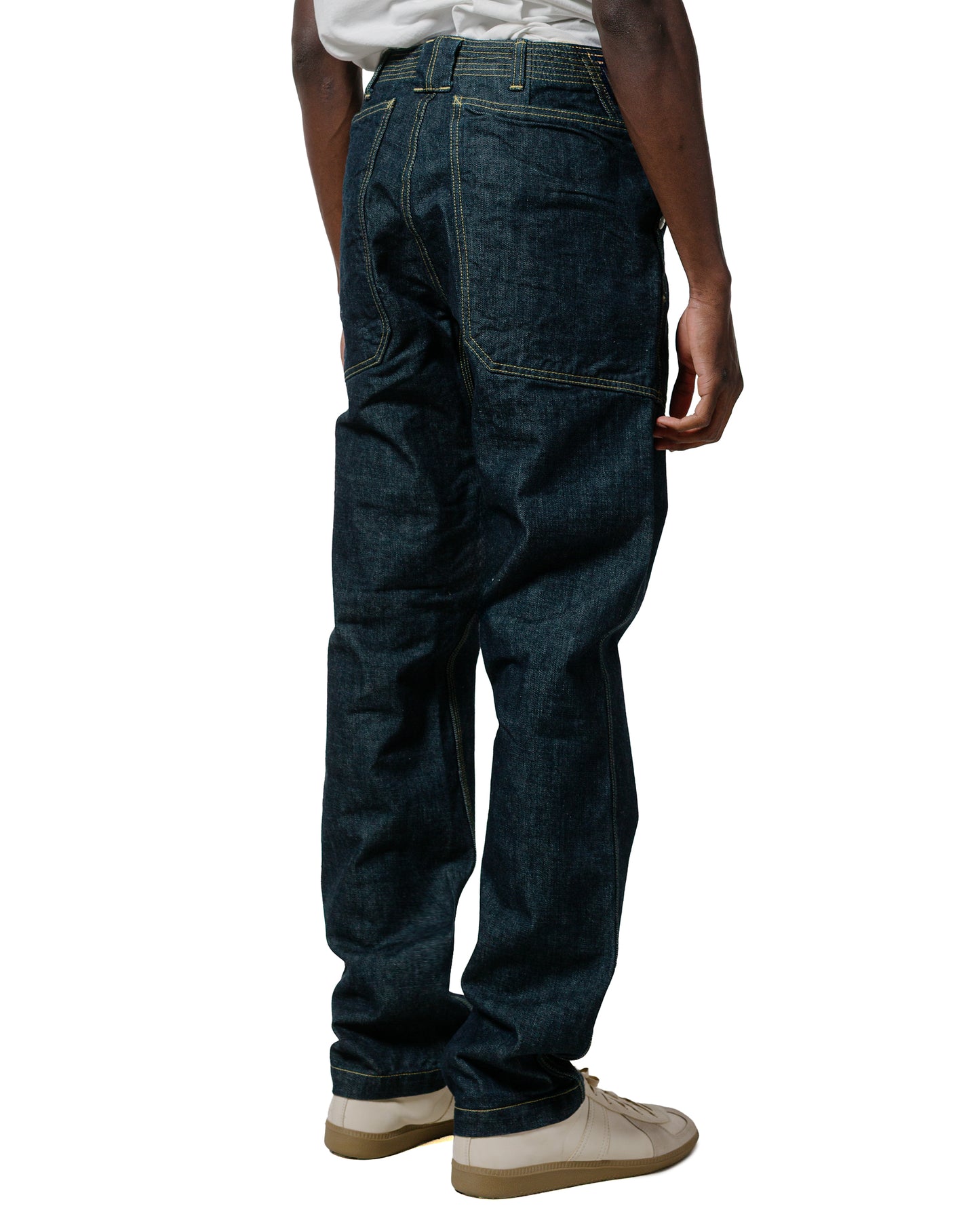 lost & found Sassafras Sassafras Fall Leaf Sprayer Pants 13.5oz Denim Indigo