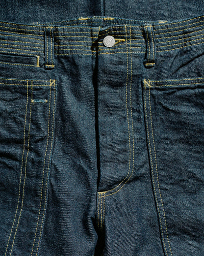 lost & found Sassafras Sassafras Fall Leaf Sprayer Pants 13.5oz Denim Indigo