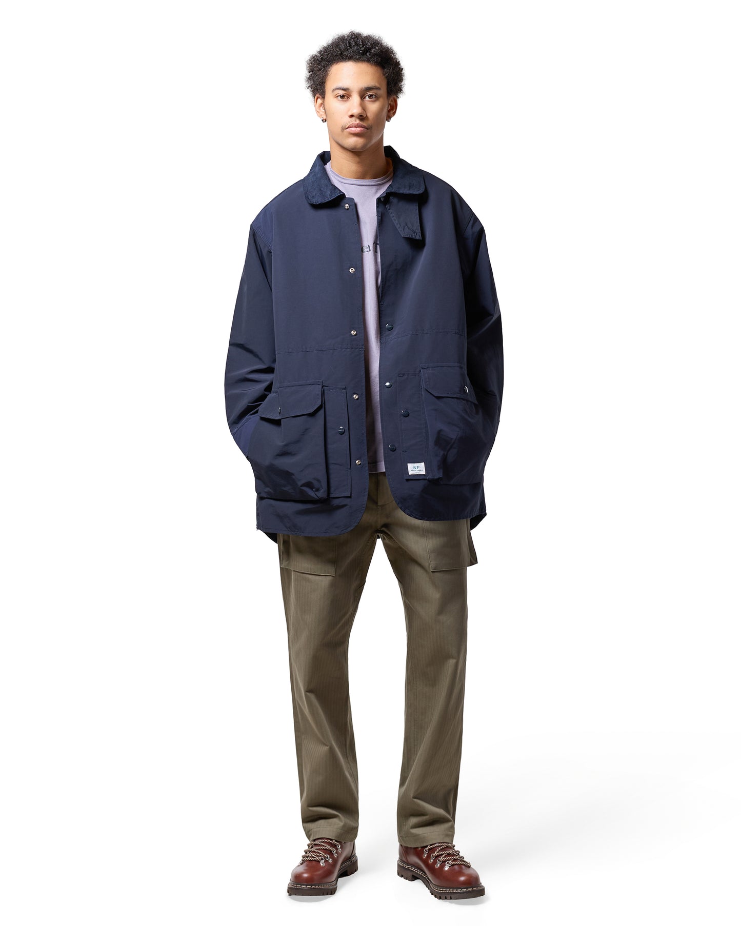 lost & found Sassafras Sassafras G.D.U. Pants Herringbone Twill Olive