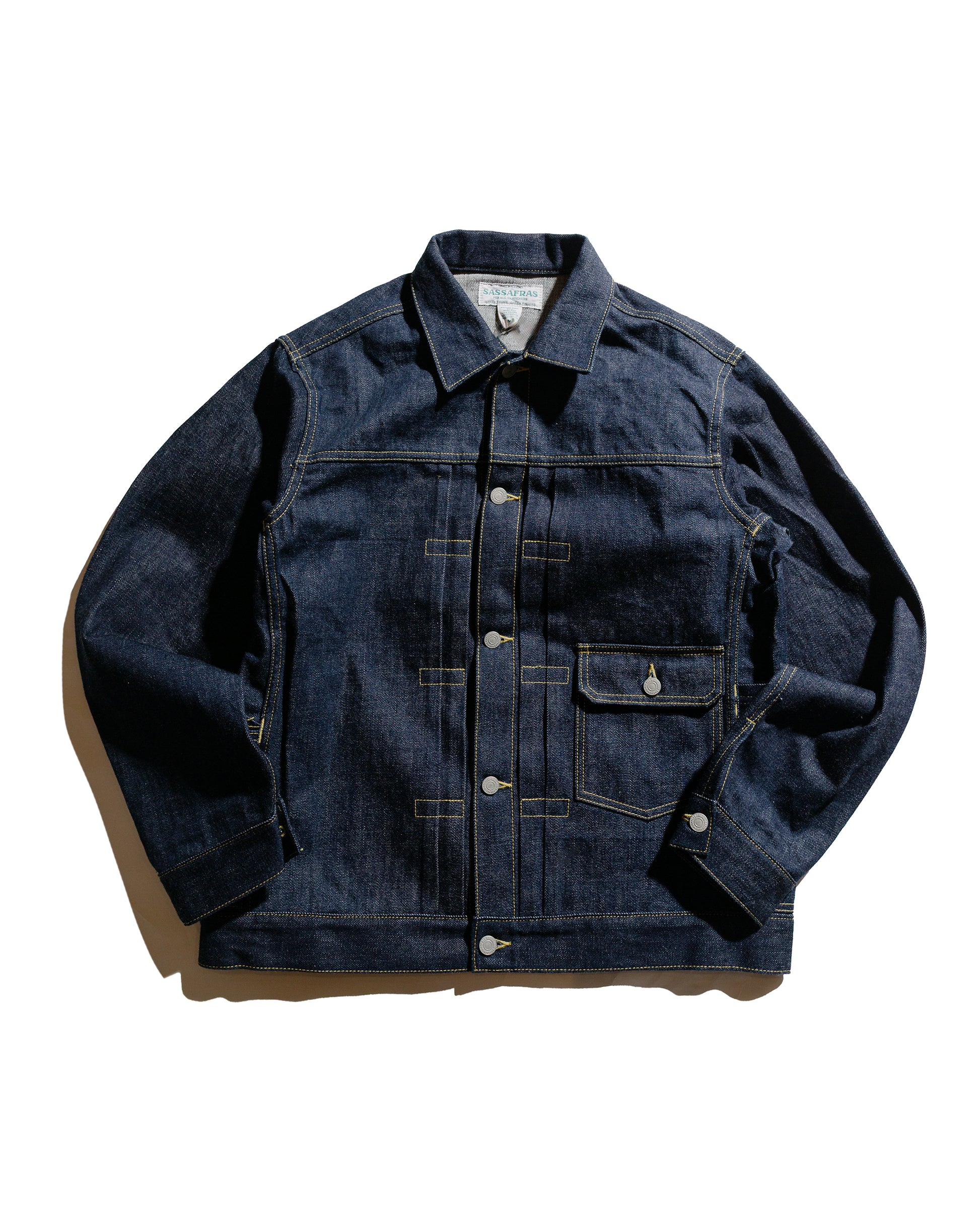 lost & found Sassafras Sassafras Gardener Jacket 14oz Denim Indigo