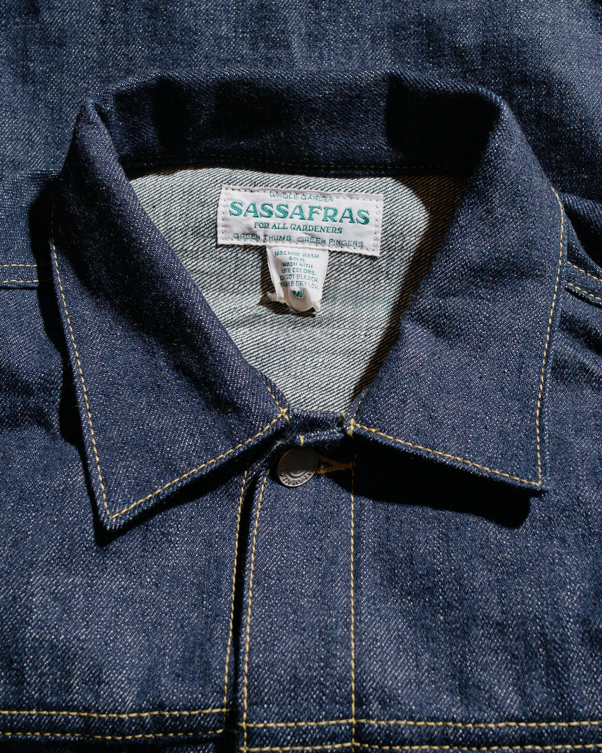 lost & found Sassafras Sassafras Gardener Jacket 14oz Denim Indigo
