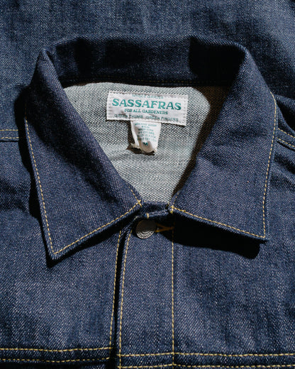 lost & found Sassafras Sassafras Gardener Jacket 14oz Denim Indigo