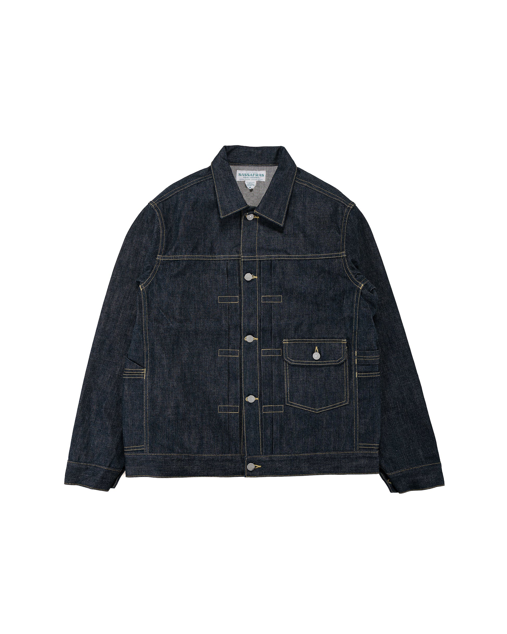 lost & found Sassafras Sassafras Gardener R Jacket 14oz Denim Indigo